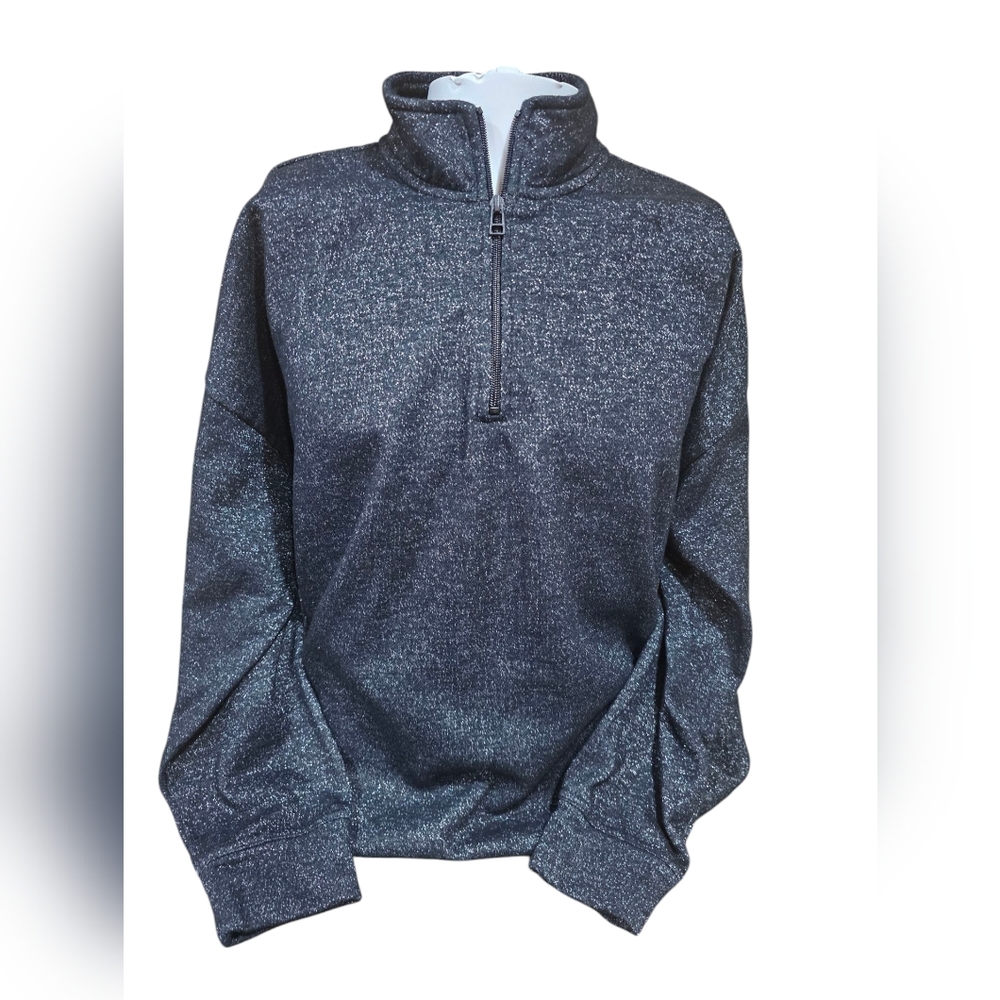 Women's Black Half‎ Zip Sweater By Ideology Size 3X